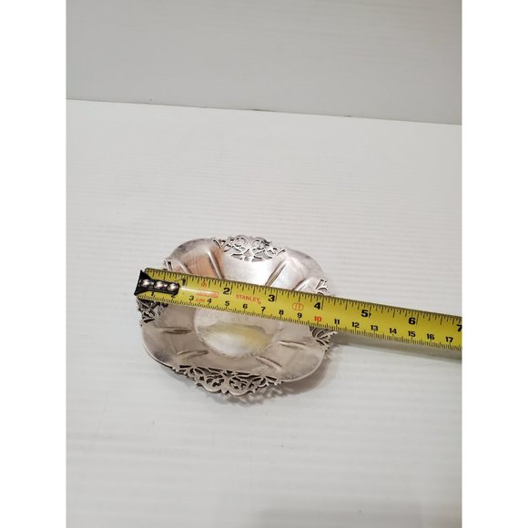 Set of 2 Vintage metal Coasters Coaster , Host Hostess Gift, Dinner Part… - Picture 9 of 10